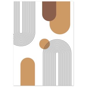 Artfulprints Poster Boho – Neutral path – 50×70 cm – Meerkleurig Artfulprints Poster Boho – Neutral path – 50×70 cm – Meerkleurig