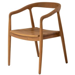 DÉJA Living Tuinstoel Lasse – Naturel Hout – Set van 2 DÉJA Living Tuinstoel Lasse – Naturel Hout – Set van 2