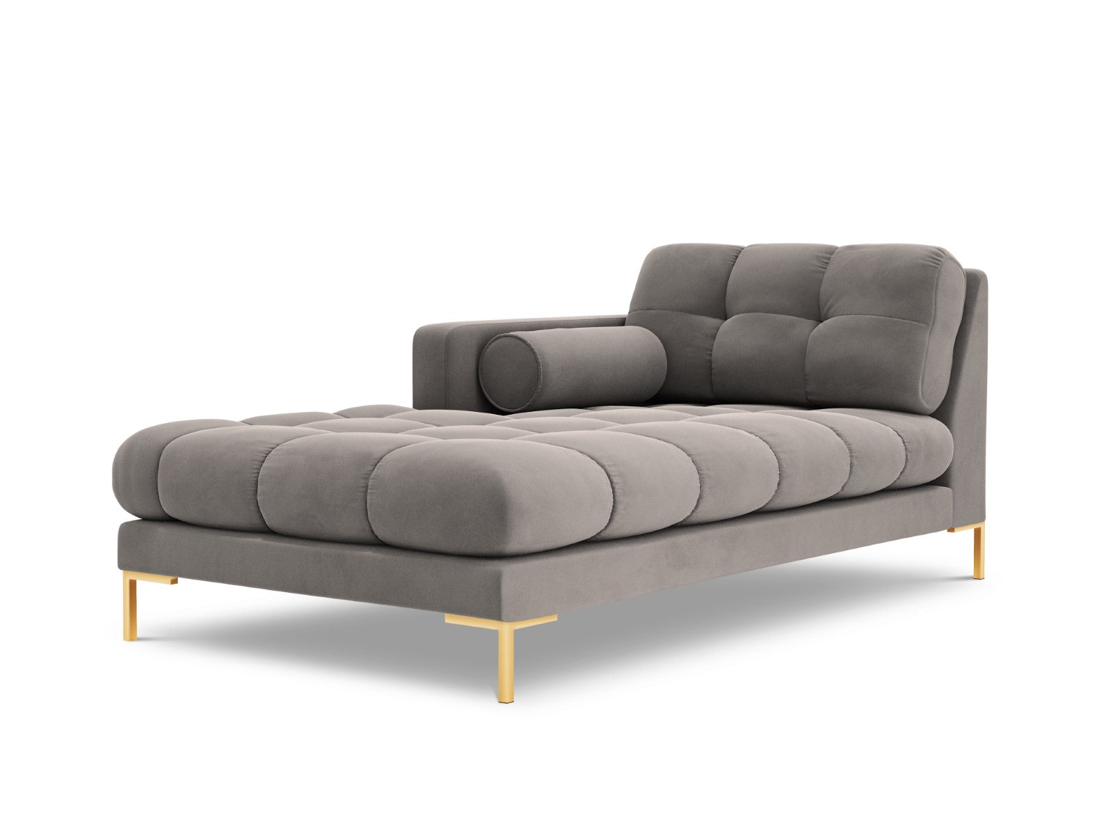 Cosmopolitan Design linker meridiaan Bali flueel, lichtgrijs - 185x102