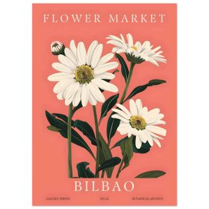 Artfulprints Poster Flower market – Bilbao – 50×70 cm – Roze Artfulprints Poster Flower market – Bilbao – 50×70 cm – Roze