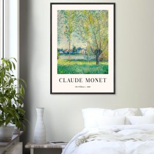 Artfulprints Poster Claude Monet – The willows – 70×100 cm – Groen Artfulprints Poster Claude Monet – The willows – 70×100 cm – Groen