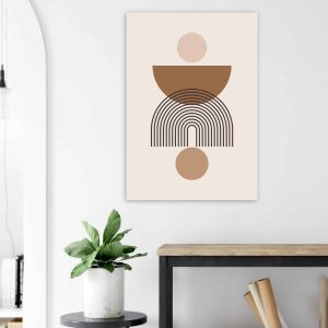 Artfulprints Poster Boho – Harmony shapes – 70×100 cm – Grijs Artfulprints Poster Boho – Harmony shapes – 70×100 cm – Grijs