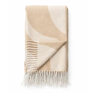SWIRL – plaid 140×180 cm – golvend motief – Irish Cream – beige SWIRL – plaid 140×180 cm – golvend motief – Irish Cream – beige