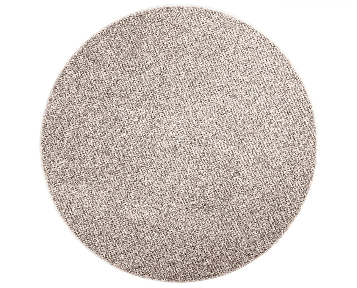 DÉJA Living Vloerkleed Yvoire Rond - Lichtgrijs Polypropyleen - Ø200cm
