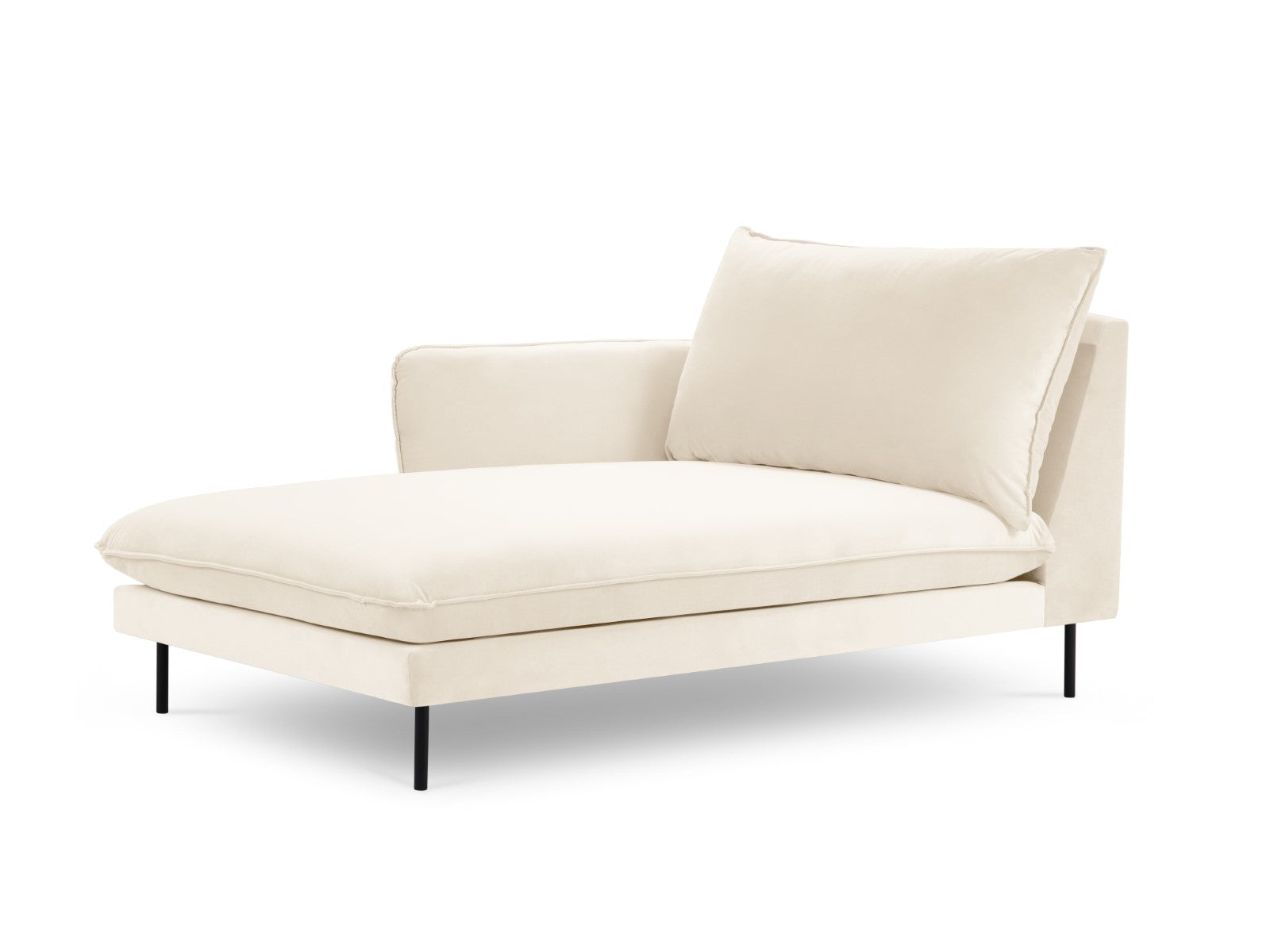 Cosmopolitan Design linker meridiaan Vienna flueel, lichtbeige - 170x1