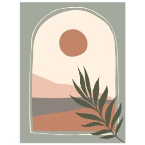 Artfulprints Poster Boho – Evening light – 30×40 cm – Meerkleurig Artfulprints Poster Boho – Evening light – 30×40 cm – Meerkleurig