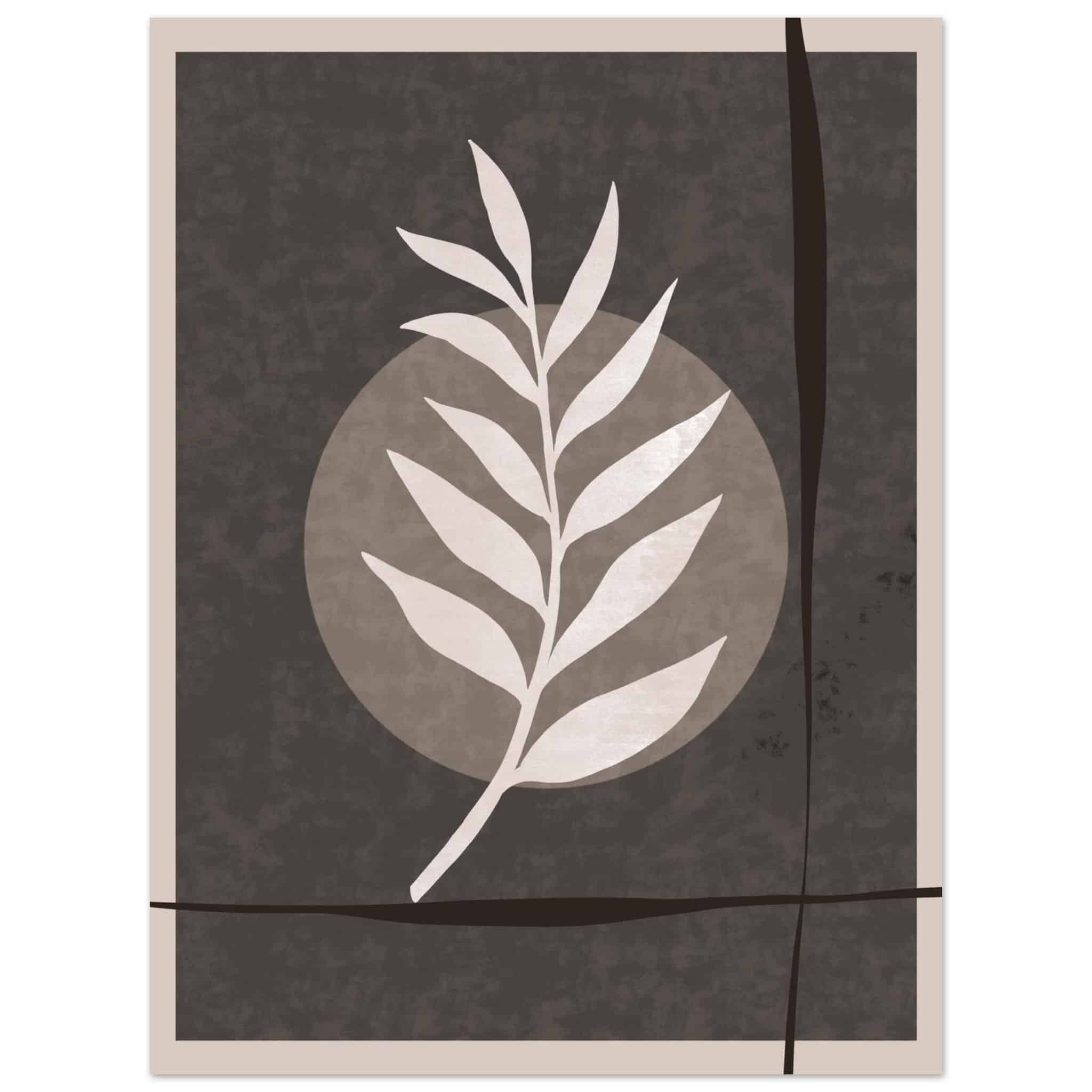 Artfulprints Poster Boho – Framed nature - 30x40 cm - Groen