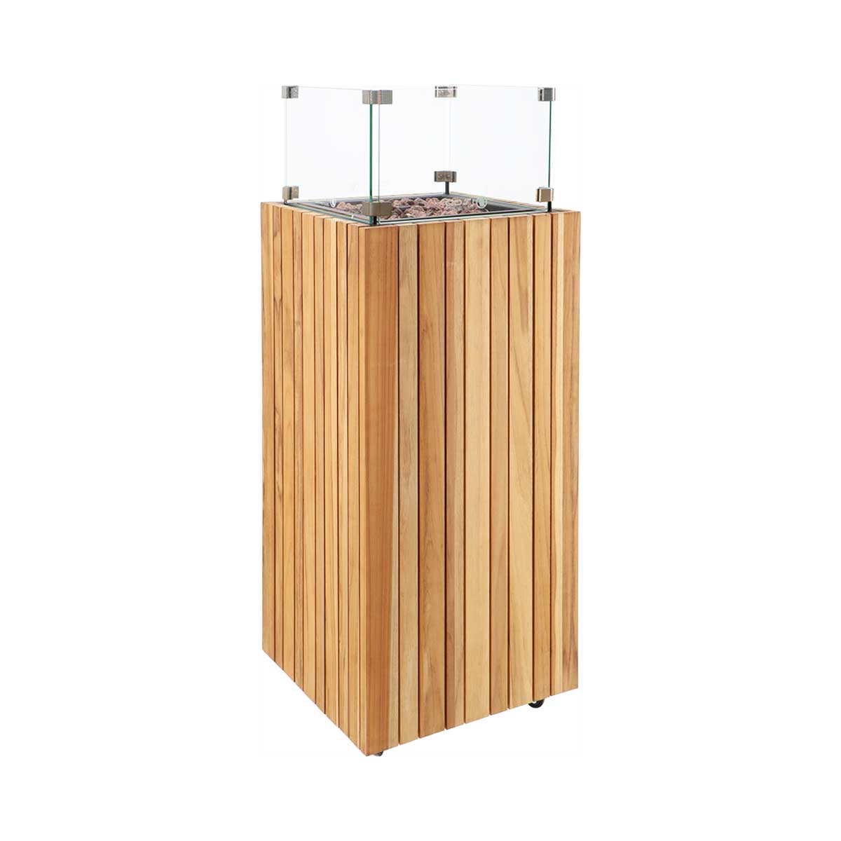 Cosi Fires Cosipillar sfeerhaard square - teak
