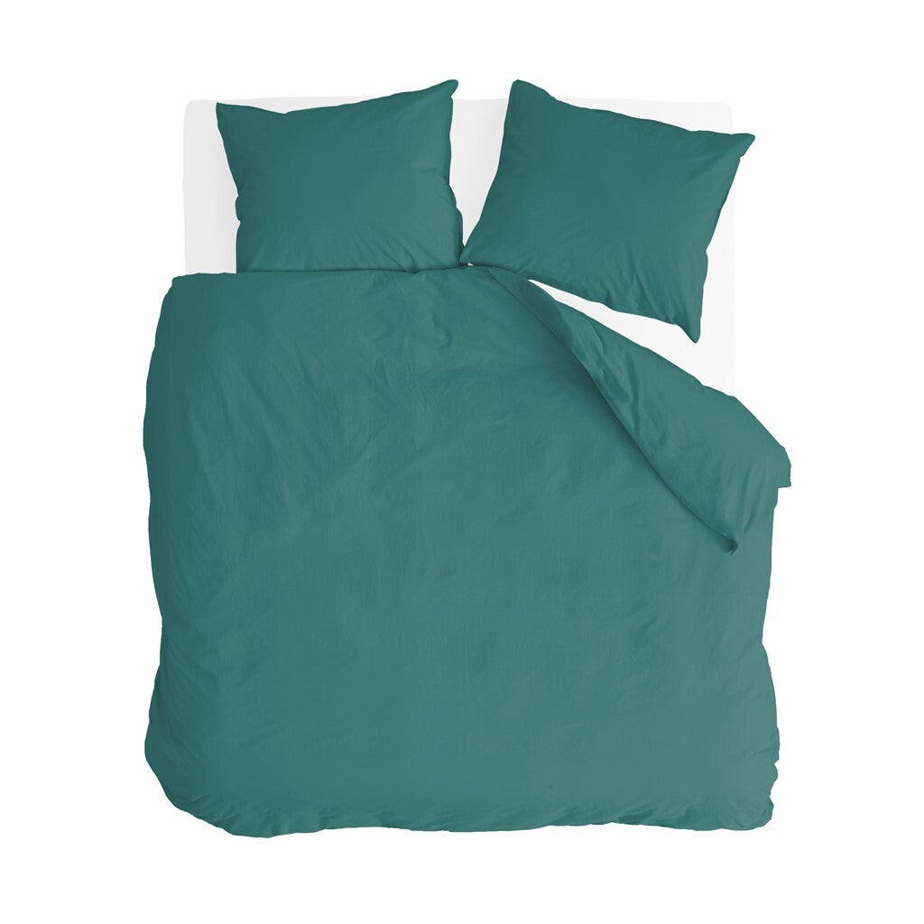 Byrklund - Dekbedovertrek Go Velvet - 240x220 cm - Groen