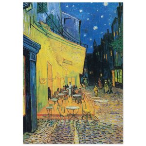 Artfulprints Poster Vincent van Gogh – Caféterras bij nacht – A4 21×29 Artfulprints Poster Vincent van Gogh – Caféterras bij nacht – A4 21×29