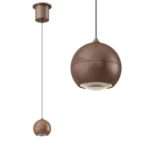 Artdelight hanglamp Miami – 1 lichts – 10 x 200 cm – brons Artdelight hanglamp Miami – 1 lichts – 10 x 200 cm – brons
