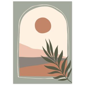 Artfulprints Poster Boho – Evening light – 50×70 cm – Meerkleurig Artfulprints Poster Boho – Evening light – 50×70 cm – Meerkleurig