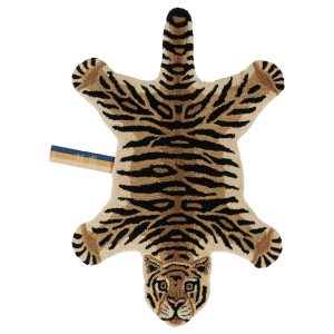 Doing Goods Drowsy Tijger Vloerkleed – Klein 92 x 63 x 2 cm – 100% wol Doing Goods Drowsy Tijger Vloerkleed – Klein 92 x 63 x 2 cm – 100% wol