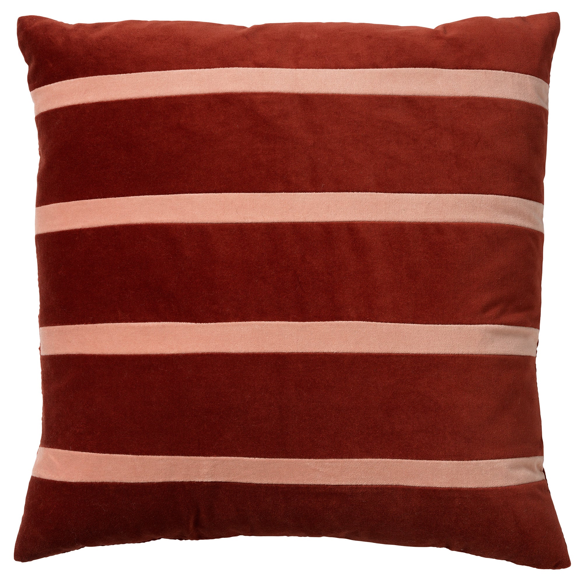 PEMM - sierkussen 45x45 cm - velvet - strepen - color blocking - Muted