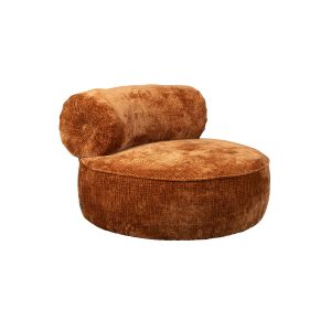 Dutchbone Tilbury Loungestoel Burned Orange – Oranje