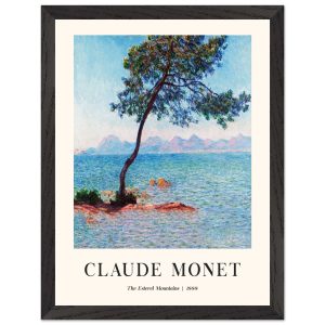 Artfulprints Poster met Lijst Claude Monet – The Esterel Mountains – 3