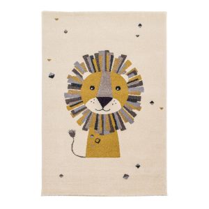 AFK Living vloerkleed Leeuw – voor kinderen – veelkleurig – 80 x 150 c AFK Living vloerkleed Leeuw – voor kinderen – veelkleurig – 80 x 150 c