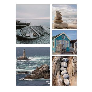 Art for the Home Canvas Set van 5 – Strand – 80×60 cm
