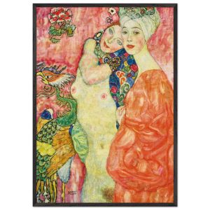 Artfulprints Poster met Lijst Gustav Klimt – The women friends – 70×10 Artfulprints Poster met Lijst Gustav Klimt – The women friends – 70×10