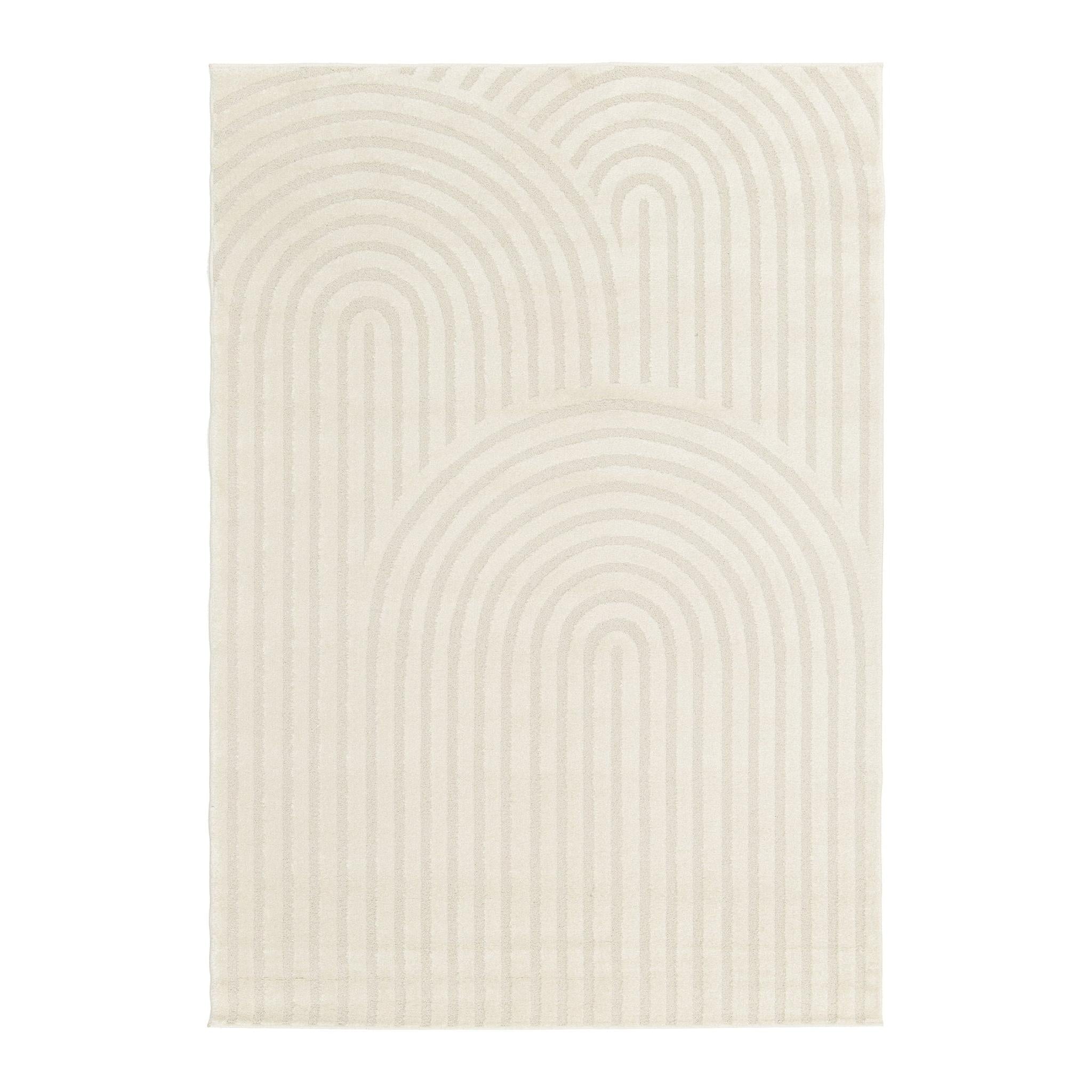AFK Living vloerkleed Arcade - zeer zacht - beige - 120 x 170 cm