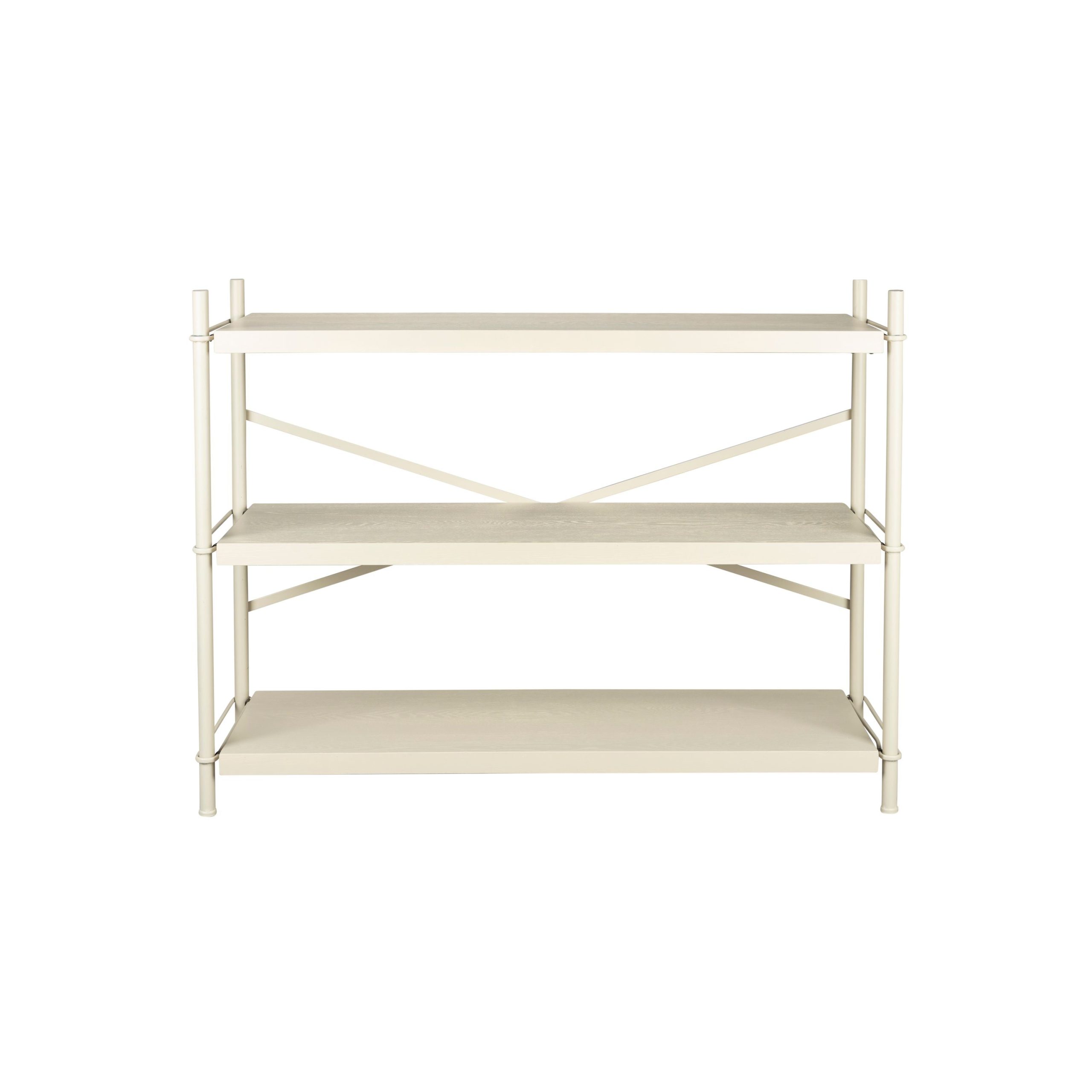 Dutchbone Iron Stellingkast Beige Laag