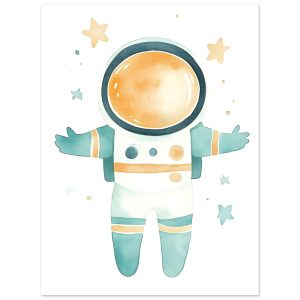 Artfulprints Poster Kleine ruimteheld – 30×40 cm – Meerkleurig Artfulprints Poster Kleine ruimteheld – 30×40 cm – Meerkleurig