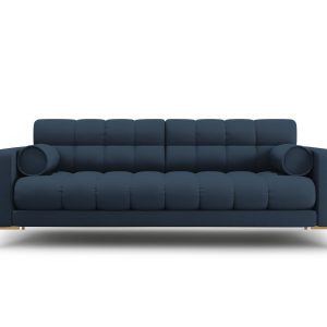 Cosmopolitan Design Bank Bali 4-zits, structurele stof, blauw – 96×217 Cosmopolitan Design Bank Bali 4-zits, structurele stof, blauw – 96×217