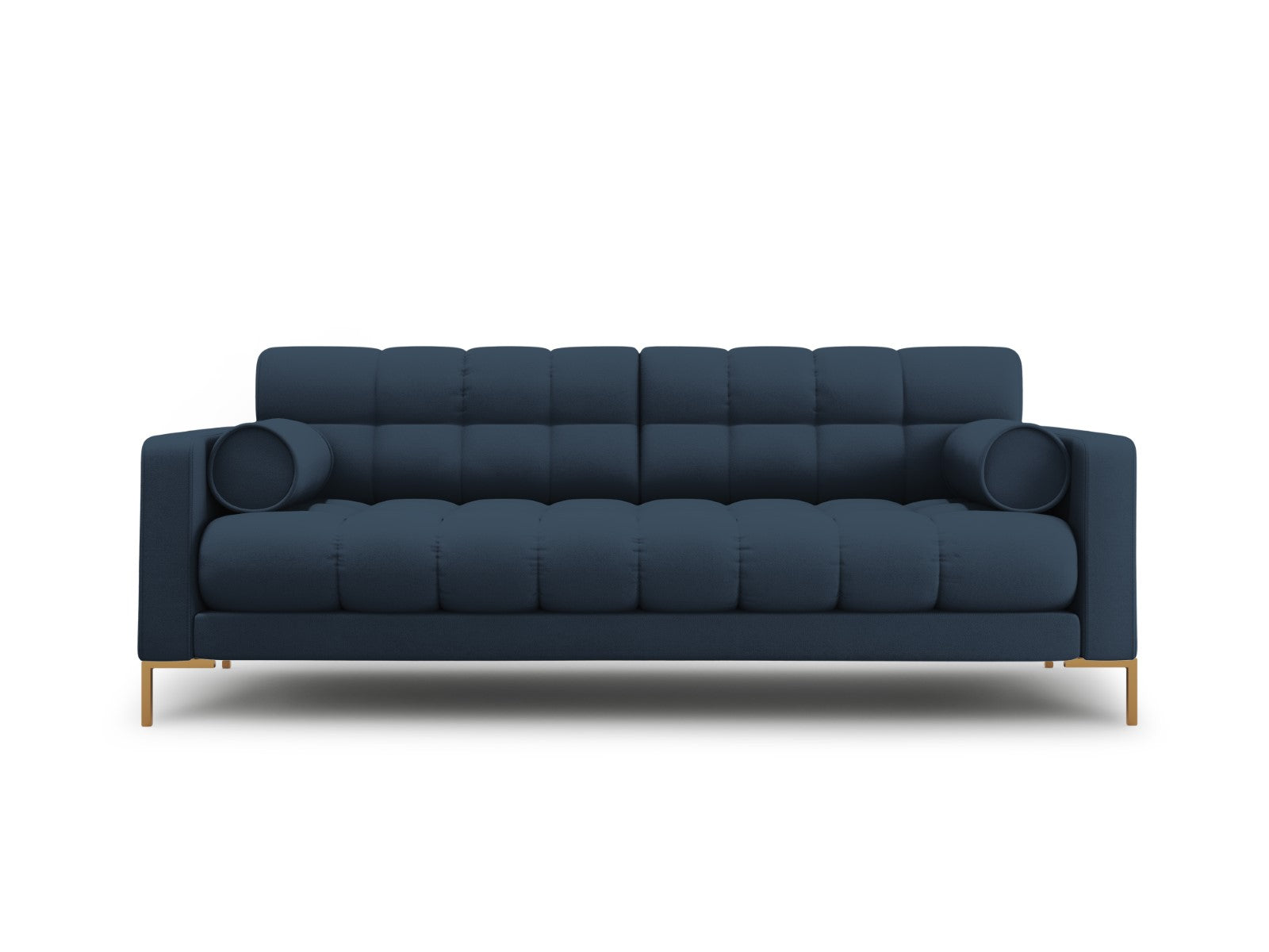 Cosmopolitan Design Bank Bali 4-zits, structurele stof, blauw - 96x217