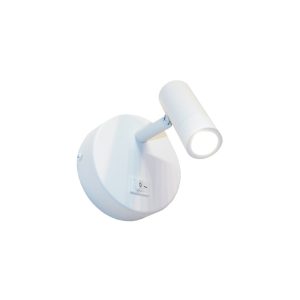 Artdelight wandlamp Simply – 1 lichts – 11 x 11 cm – wit Artdelight wandlamp Simply – 1 lichts – 11 x 11 cm – wit