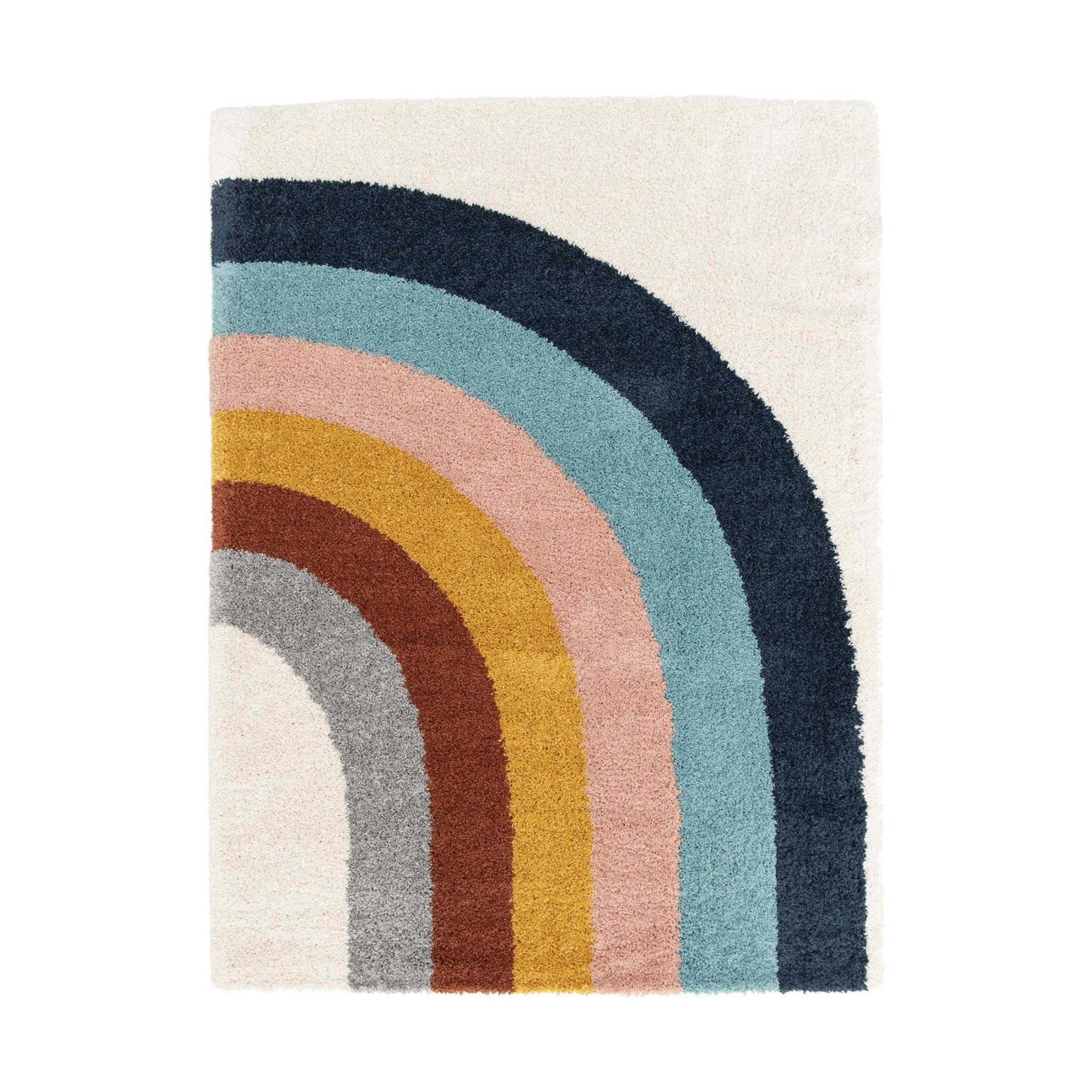AFK Living vloerkleed Colors - voor kinderen - blauw - 120 x 170 cm