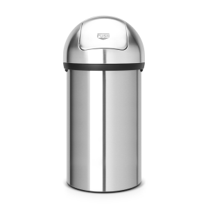 Brabantia Push Bin afvalemmer, 60 liter – Matt Steel