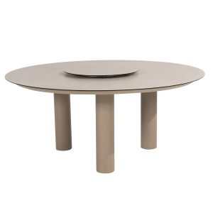 4 Seasons tuintafel Donato Ø160 cm latte incl Lazy Susan 4 Seasons tuintafel Donato Ø160 cm latte incl Lazy Susan