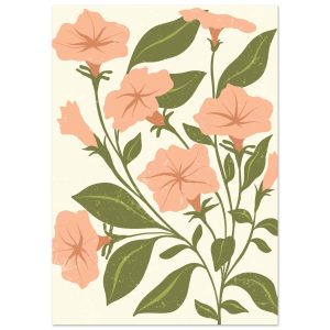 Artfulprints Poster Boho – Garden breeze – A4 21×29.7 cm – Roze Artfulprints Poster Boho – Garden breeze – A4 21×29.7 cm – Roze