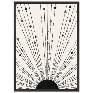 Artfulprints Poster met Lijst Boho wall art – Boho arches II – 50×70 c Artfulprints Poster met Lijst Boho wall art – Boho arches II – 50×70 c