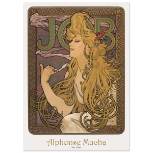 Artfulprints Poster Alphonse Mucha – Job – 50×70 cm – Bruin
