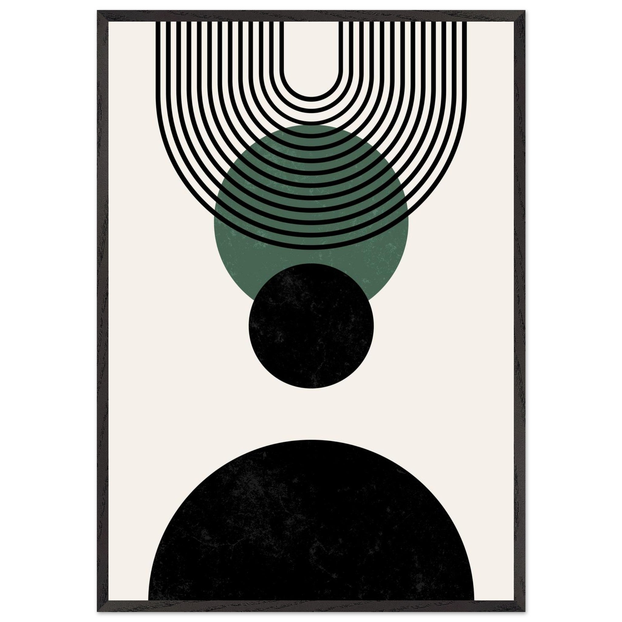 Artfulprints Poster met Lijst Boho wall art - Boho arches - 70x100 cm
