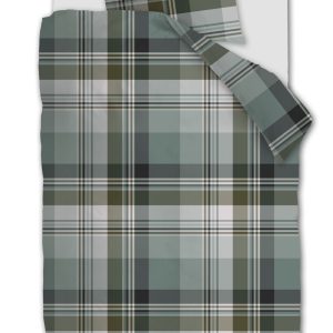 Beddinghouse Dekbedovertrek Vernon – 140 x 200/220 cm – Groen Beddinghouse Dekbedovertrek Vernon – 140 x 200/220 cm – Groen