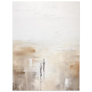 Artfulprints Poster Abstract – Silhouettes – 30×40 cm – Taupe