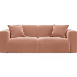 Cosmopolitan Design Modulaire bank Strino 3-zits, flueel roze – 98×220 Cosmopolitan Design Modulaire bank Strino 3-zits, flueel roze – 98×220