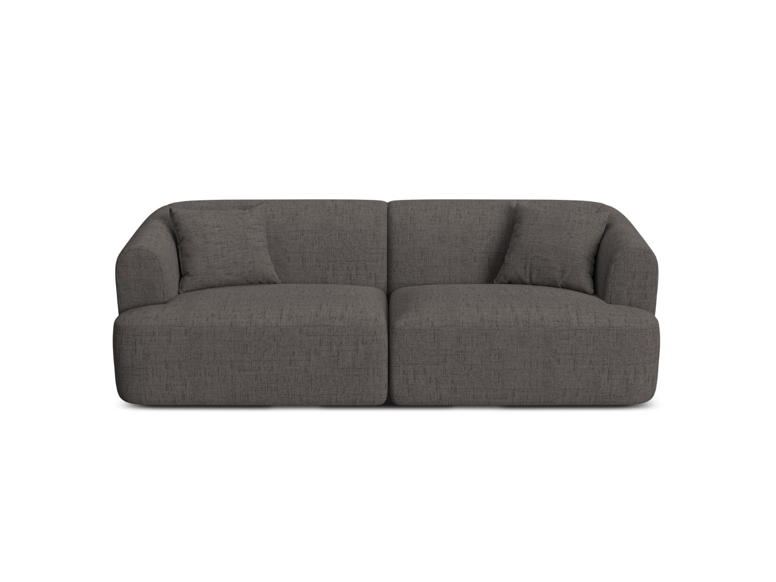 Cosmopolitan Design Modulaire bank Campi 3-zits, structurele stof grij