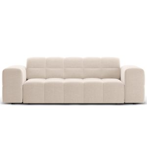 Cosmopolitan Design Bank Chicago 2-zits, chenille beige – 102x178x78cm Cosmopolitan Design Bank Chicago 2-zits, chenille beige – 102x178x78cm