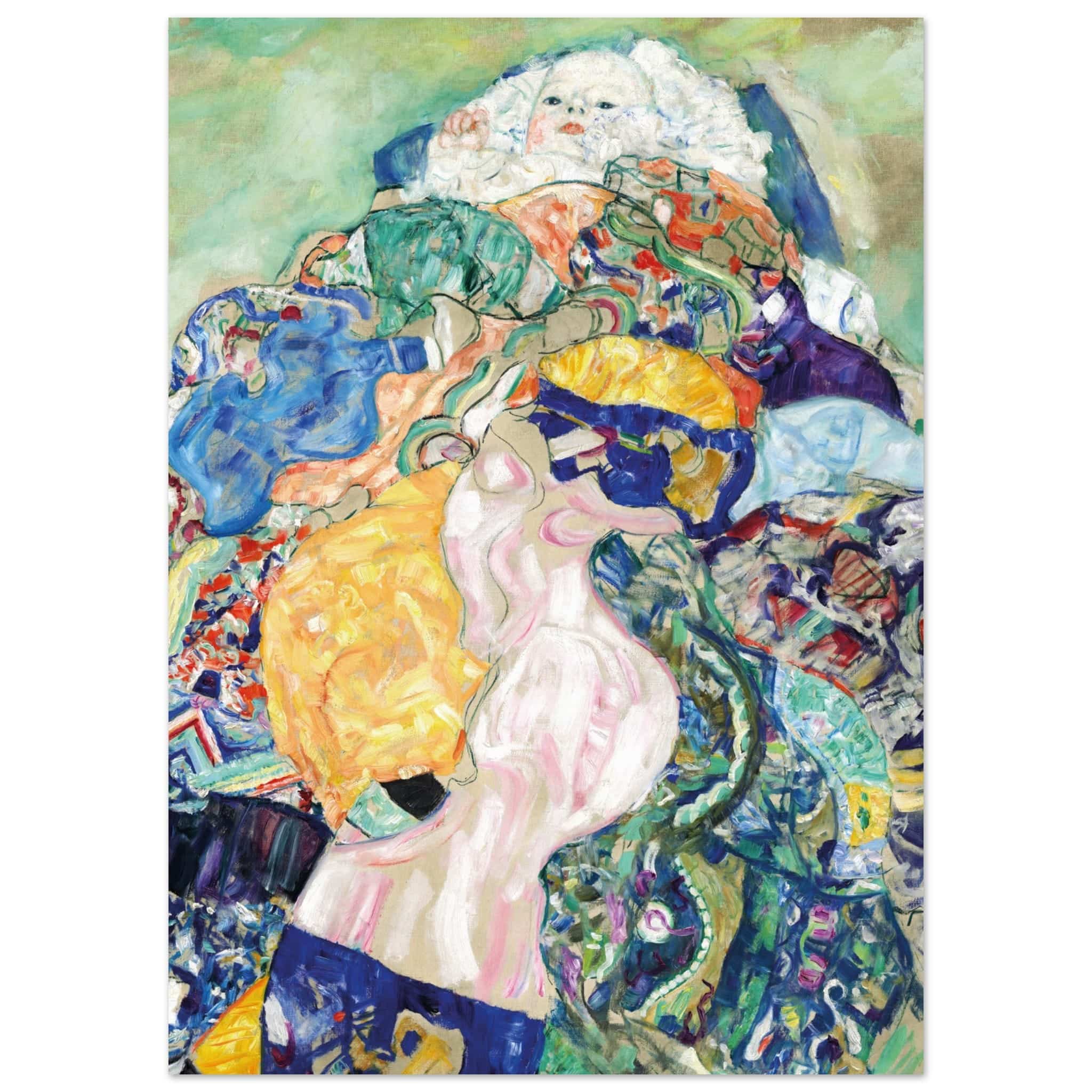 Artfulprints Poster Gustav Klimt - Infant - 50x70 cm - Meerkleurig