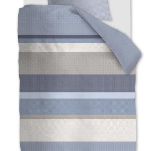 Beddinghouse dekbedovertrek Audrie – 140×200/220 cm – blauw Beddinghouse dekbedovertrek Audrie – 140×200/220 cm – blauw