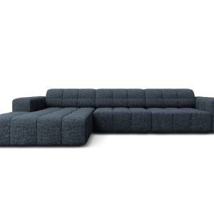 Cosmopolitan Design linker hoekbank Chicago 4-zits, chenille koningsbl