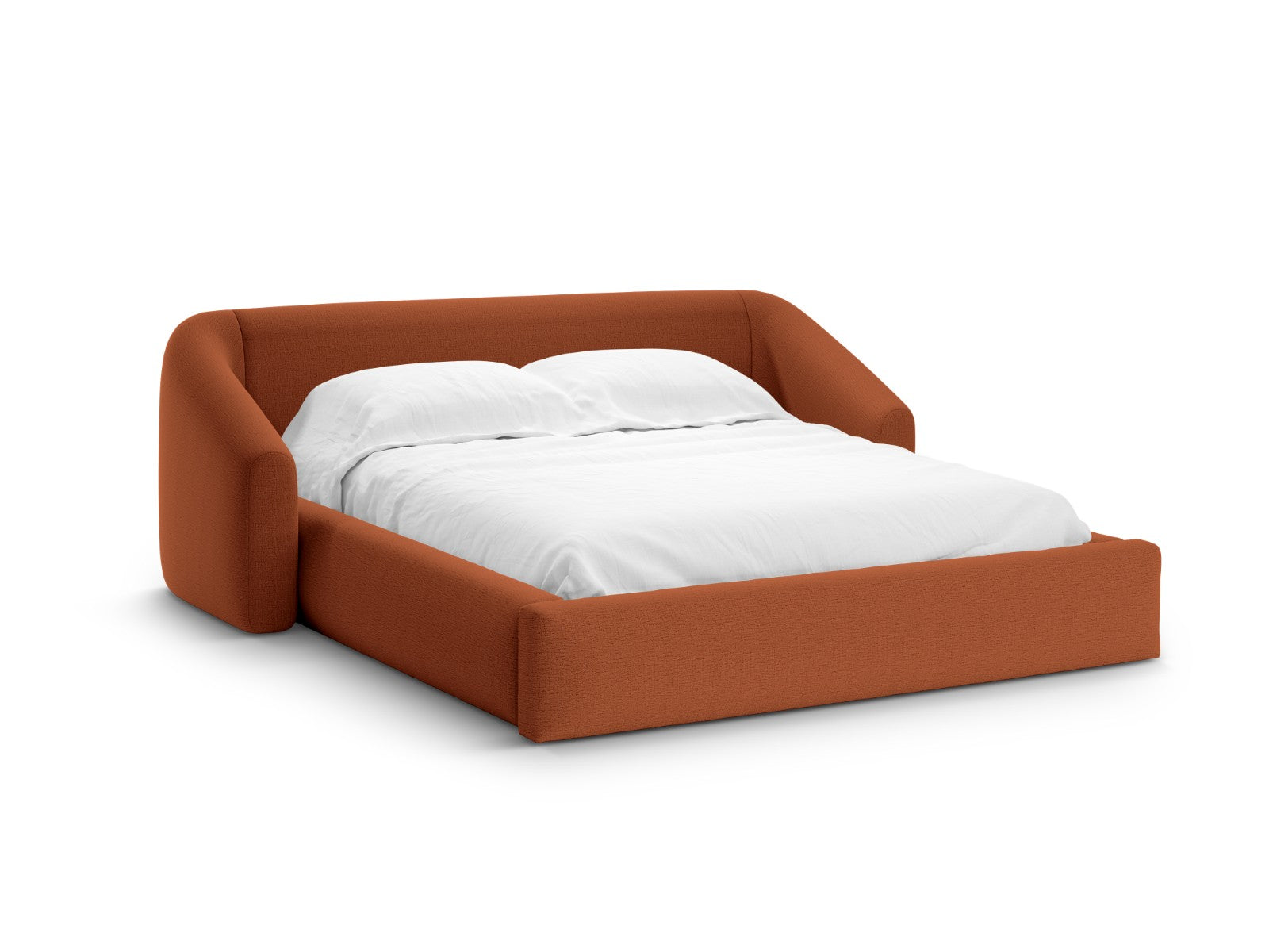 Cosmopolitan Design Opbergbed met hoofdeinde Campi 200x160cm structure