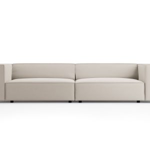 Cosmopolitan Design Bank Arendal 4-zits, flueel, ecru – 102x244x70cm Cosmopolitan Design Bank Arendal 4-zits, flueel, ecru – 102x244x70cm