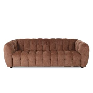 DÉJA Living 3-zits Bank Cillán – Cognac Stof – 250x104x77cm DÉJA Living 3-zits Bank Cillán – Cognac Stof – 250x104x77cm