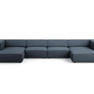 Cosmopolitan Design Panoramische bank Arendal 6-zits, chenille, koning Cosmopolitan Design Panoramische bank Arendal 6-zits, chenille, koning