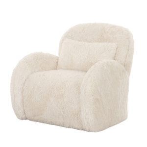 DÉJA Living Fauteuil Alta – Beige Fluffy – Zithoogte 42cm DÉJA Living Fauteuil Alta – Beige Fluffy – Zithoogte 42cm