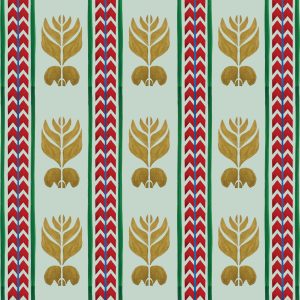 Catchii Behang Ikat Stripes Pastel blue Catchii Behang Ikat Stripes Pastel blue